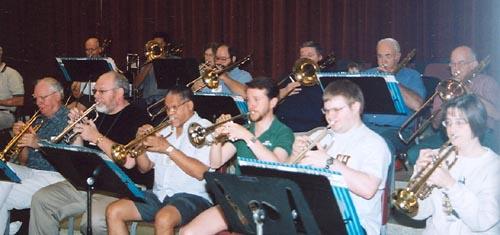 1996 Festival Band rehearsal, W-S, NC